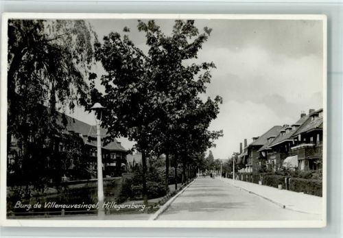 1958 Burg de Villeneuvesingel , Hillegersberg, gute Erhaltung AK