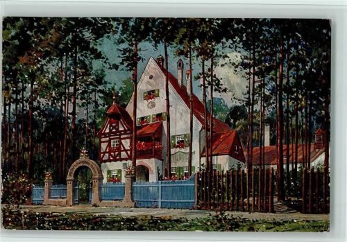Rückersdorf sign C. Schmidt - Walderholungsheim Frida Schramm Stiftung AK