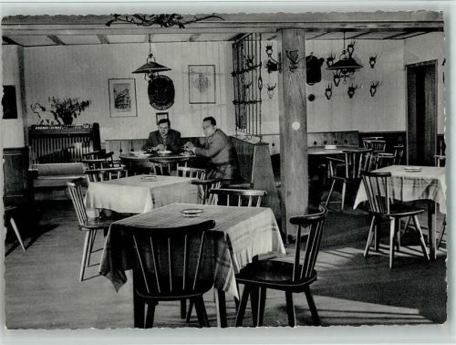 Grebenau Bäckerei Gasthaus Café Fremdenzimmer Georg Reidt Innenaufnahme Gastraum