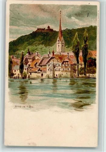 Stein am Rhein sign C. Biese , gute Erhaltung AK Biese, K. Lithographie / Künstlerkarte