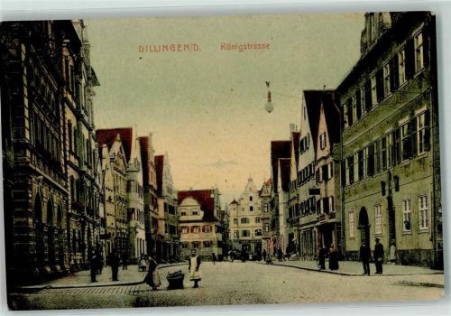 89407 W8880 Dillingen a d Donau 1910 - Königstraße