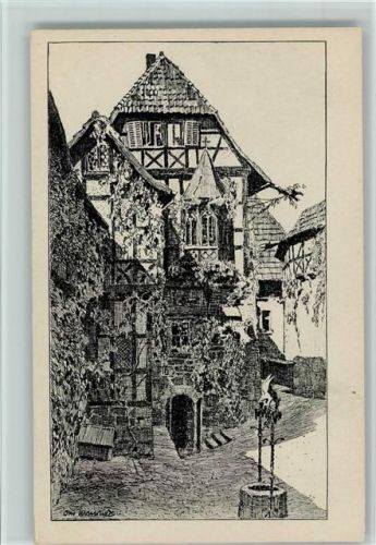 Wartburg Verlag Mandt - Federzeichnung Nr. 5 - , gute Erhaltung AK