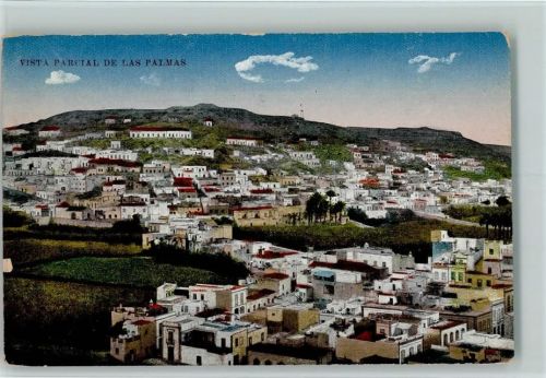 Las Palmas de Gran Canaria 1920 Panorama AK