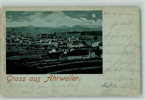 Ahrweiler 1898 Gruss aus - Ottmar Zieher