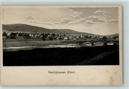 35116 W3559 Reddighausen Gebrauchsspuren Blick nach Reddinghausen Brücke