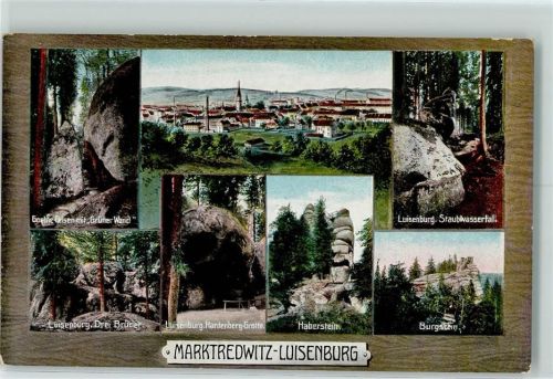 Marktredwitz Luisenburg Goethe-Felsen Drei Brüder Hardenber-Grotte Haberstein Staubwasserfall Burgstein