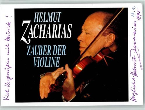 Helmut Zacharias 1995 Original Autogramm