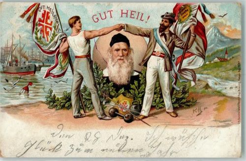Gut Heil Turnvater Jahn 1902 Gebrauchsspuren