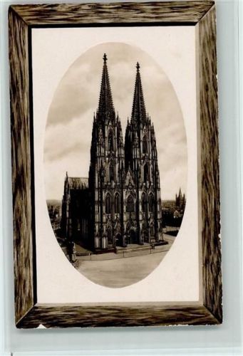 W5021 Köln Altstadt-Nord 103 Dom Holzrahmen Prägedruck