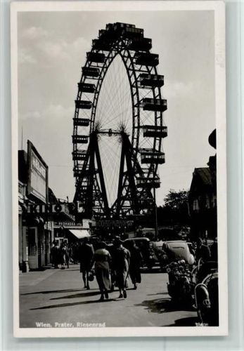 Wien 1941 Prater, Riesenrad 64 m hoch AK