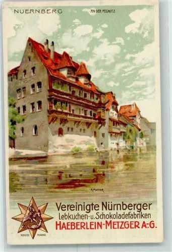 Nürnberg Lebkuchen Haeberlein-Metzger Werbung