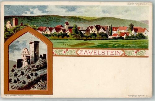 Zavelstein Künstler-Postkarte Nr. 11