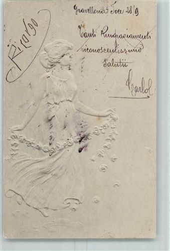 1902 Serie 529 Reliefdruck? Jugendstil