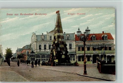 Norderney Krieger-Denkmal Photochrom
