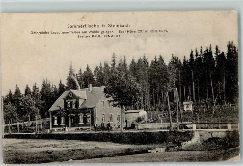 98666 O6121 Steinbach b Hildburghausen - Gasthaus Paul Benkert