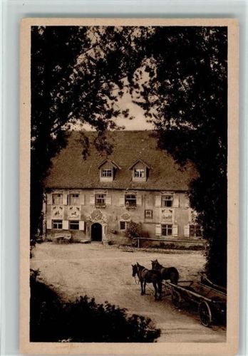 Großholzleute Gasthof zum Adler Pferdefuhrwerk