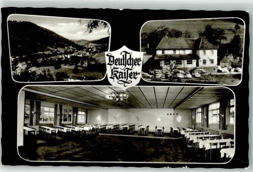 69250 W6917 Altneudorf - Gasthaus Deutscher Kaiser Auto Gastraum Saal