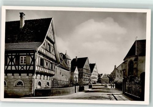 Gaildorf Schlossstraße Fachwerk Auto