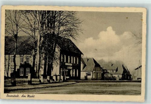 27616 W2855 Beverstedt - Am Markt Wegweiser Gasthaus Willy Schleufe