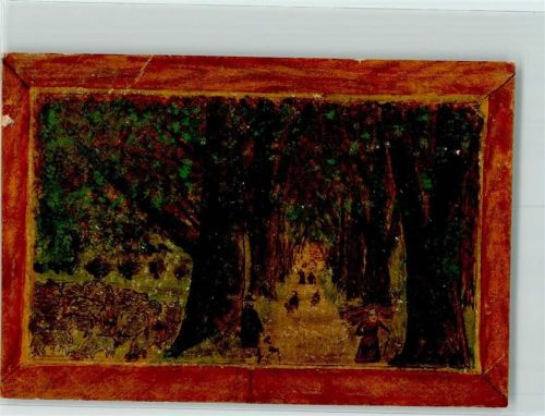 Handgemalt Holzrahmen 1905