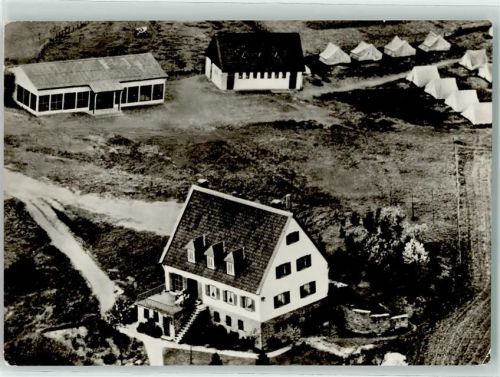 Deitenbach Zeltlager u. Erholungshaus d. Fußballverbandes Niederrhein Fliegeraufnahme