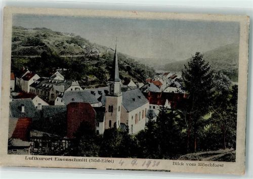 Eisenschmitt Blick vom Mönchforst Kirche