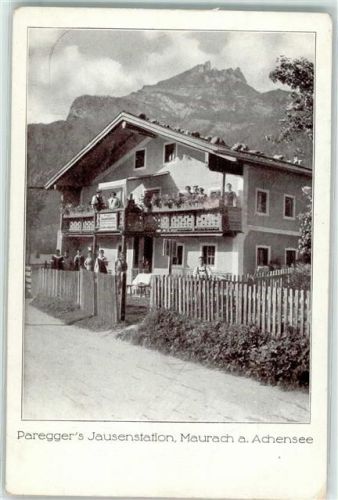 Maurach Gasthaus Paregger`s Jausenstation Achensee