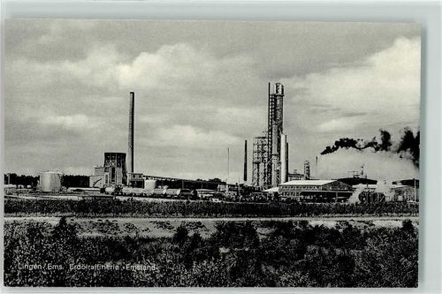 49808 W4450 Lingen Ems - Erdölraffinerie Emsland Schornstein Fabrik Bergbau
