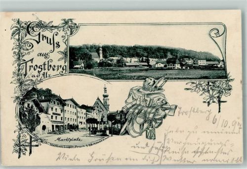 83308 W8223 Trostberg 1897 - Marktplatz