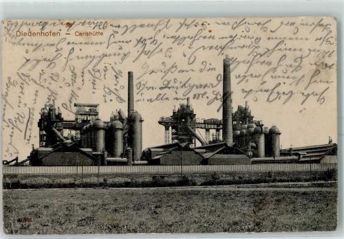 57100 Thionville 1914 Gebrauchsspuren Carlshütte