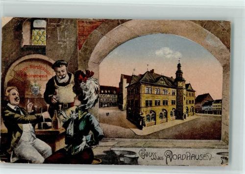 Nordhausen Nordhäuser Kornbranntwein Blick durchs Fenster