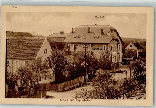 04603 O7401 Dippelsdorf b Altenburg, Thür - Gasthaus
