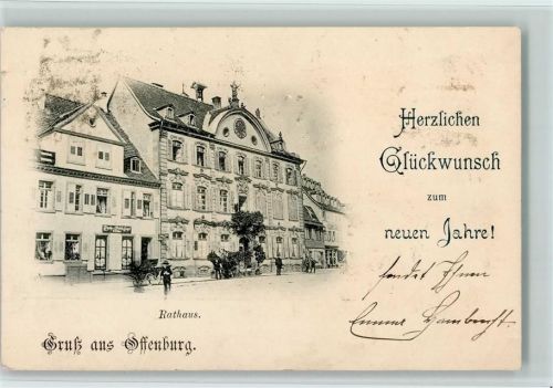 Offenburg 1897 Rathaus