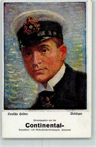 Serie Deutsche Helden Weddigen AK