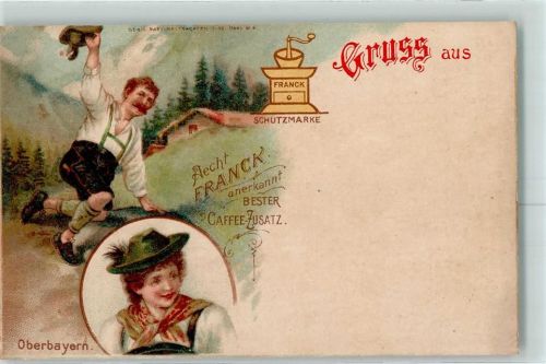 1900 Franck Kaffee Zusatz Serie Nationaltrachten Nr. 6 AK