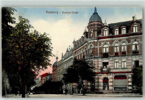 Radeberg 1914 Dresdner-Straße Geschäft P. Lampel