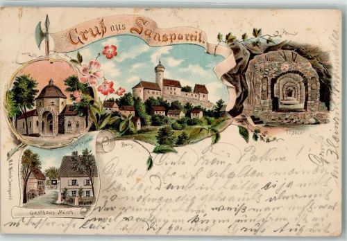 Sanspareil 1900 Gasthaus Münth Theater Burg Zwernitz