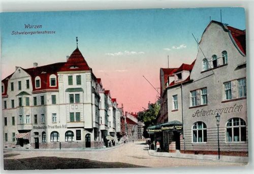 04808 O7250 Wurzen - Schweizergartenstraße Gasthaus Mitteldeutsche Privatbank A.G.