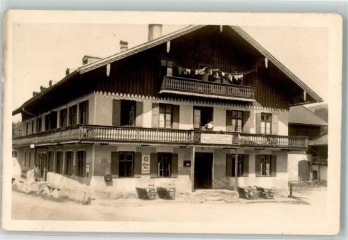 Neuhaus Gasthaus Emailleschild Ort handschriftlich