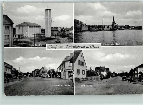 Dörnigheim Kath. Kirche Main Hanauer Landstraße Backesweg