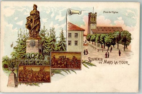 Mars-la-Tour Place de l'Eglise Denkmal