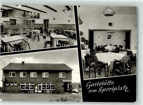 Lohne Gasthaus am Sportplatz Gaststube Tresen Emailleschild