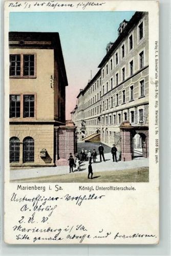 Marienberg Königl. Unteroffizierschule Briefkasten