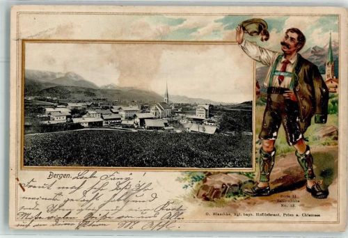 Bergen 1903 Bauernbube Serie II Nr. 18