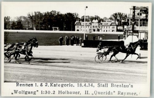 Wien Rennen 1. + 2. Kategorie 18.4.1934 Stall Breslau