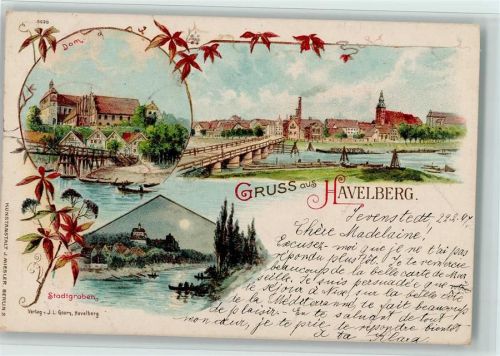 Havelberg 1897 Gruss aus - AK