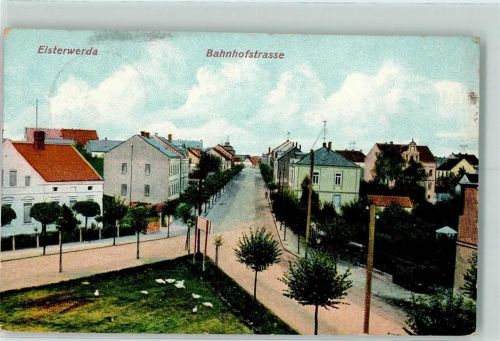 Elsterwerda 1909 Bahnhofstraße
