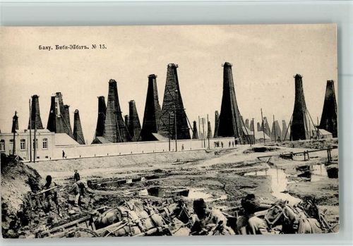 Oel Bohrturm Oelfeld