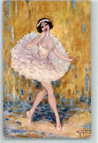 Tanz Ballerina Verlag P.J. Gallais & Cie Paris Nr. 359 sign. Gayac Ballett