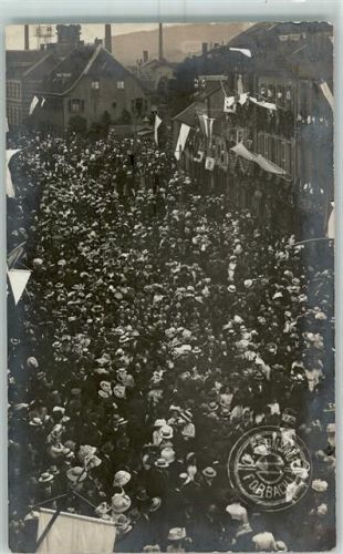 Forbach 1911 Fete AK